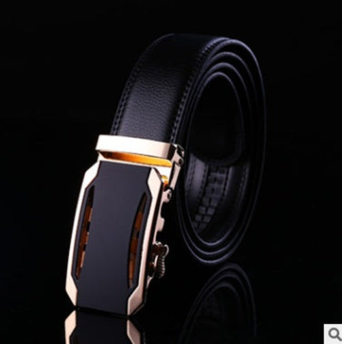 Men's leather factory direct belt buckle leather belt men's automatic