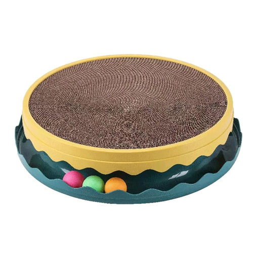 Compass Cat Scratching Board, Interactive Training Exercise Mouse Toy