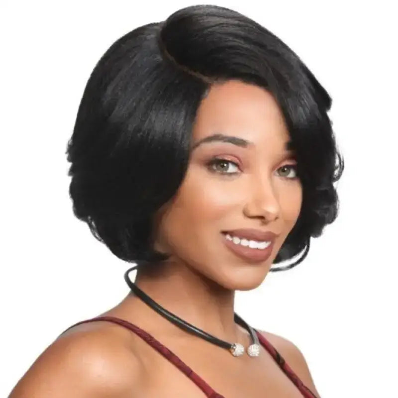 Milena | Short Bob Wig - Premium Synthetic Hand-Tied Wig for a Natural