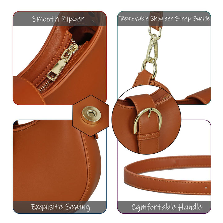 Fashion Los Angeles Women Shoulder Bag Black Brown