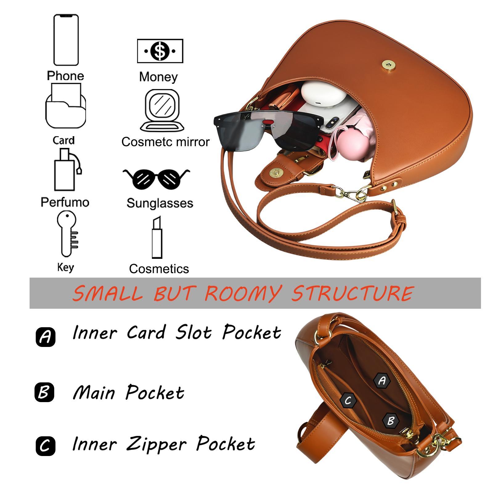 Fashion Los Angeles Women Shoulder Bag Black Brown