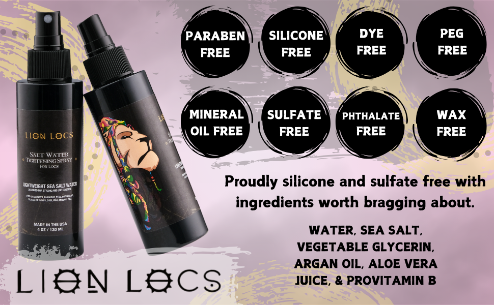 Sea Salt Hair Spray For Locs