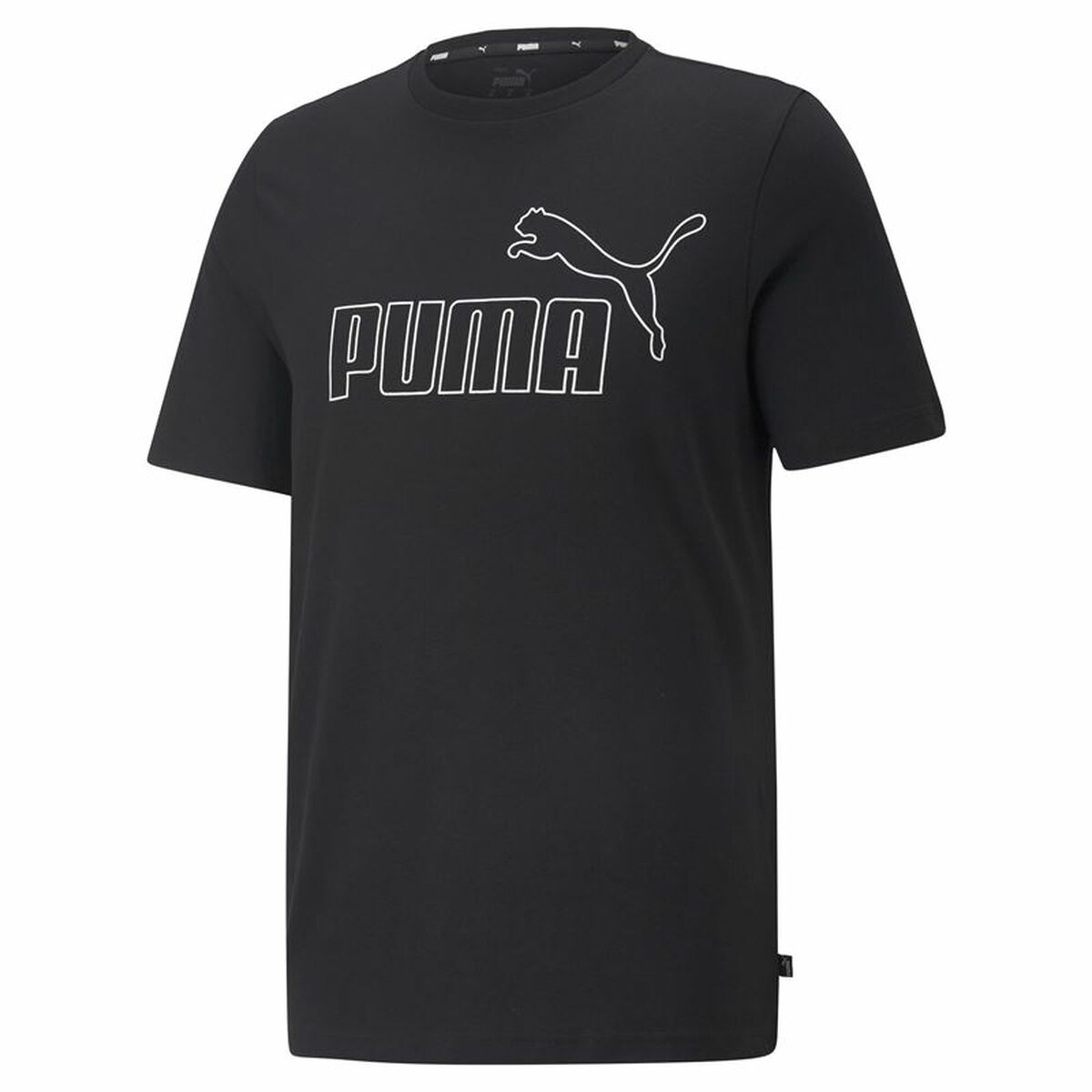 Men’s Short Sleeve T-Shirt Puma Essentials Elevated Black