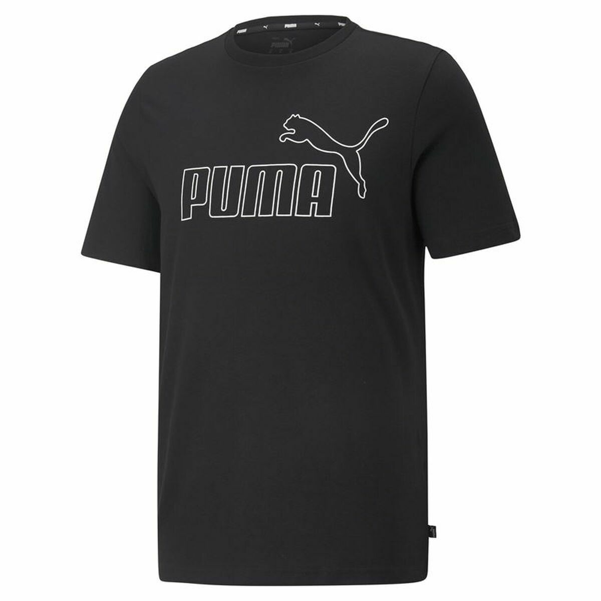Men’s Short Sleeve T-Shirt Puma Essentials Elevated Black