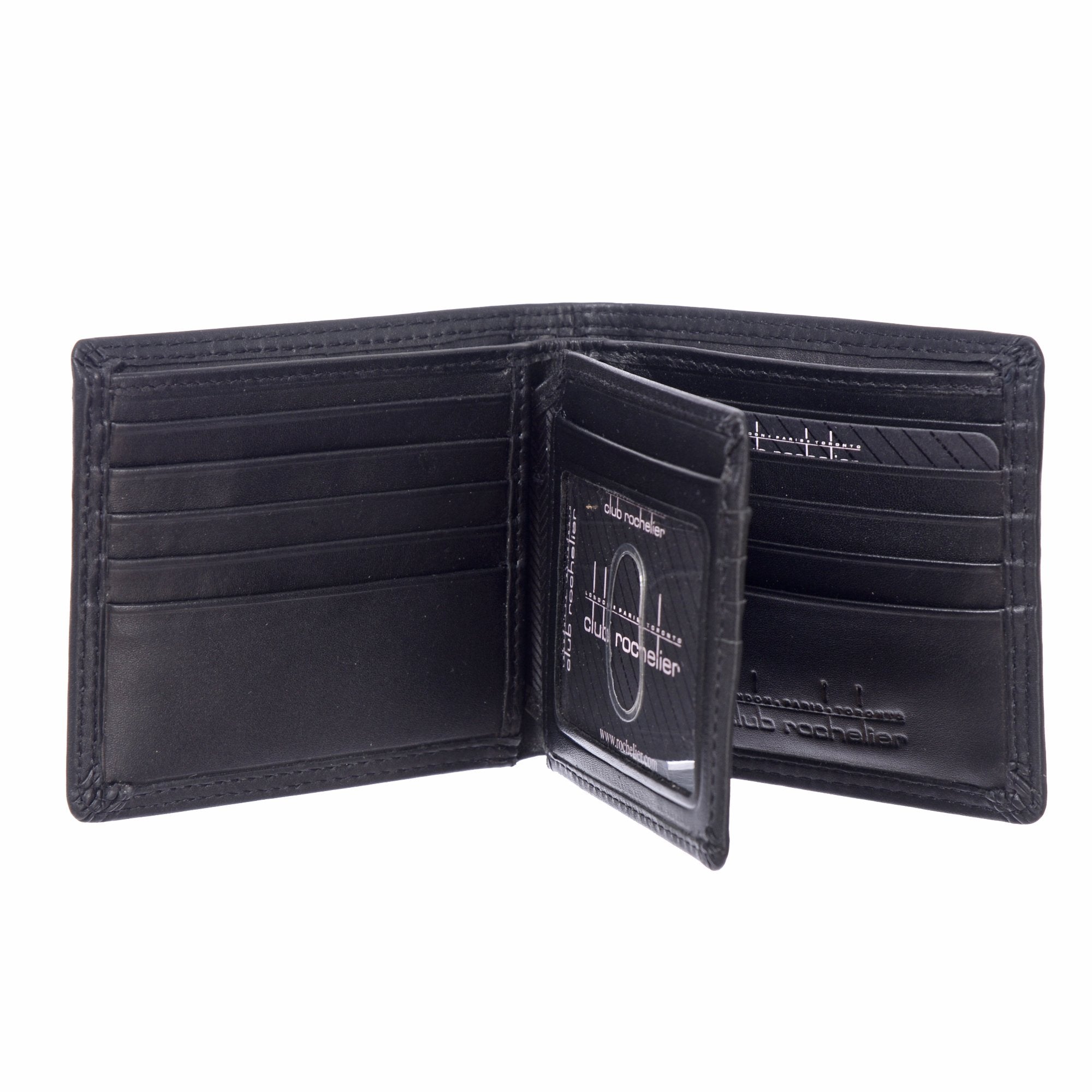 Men's Slimfold Wallet with Center Wing