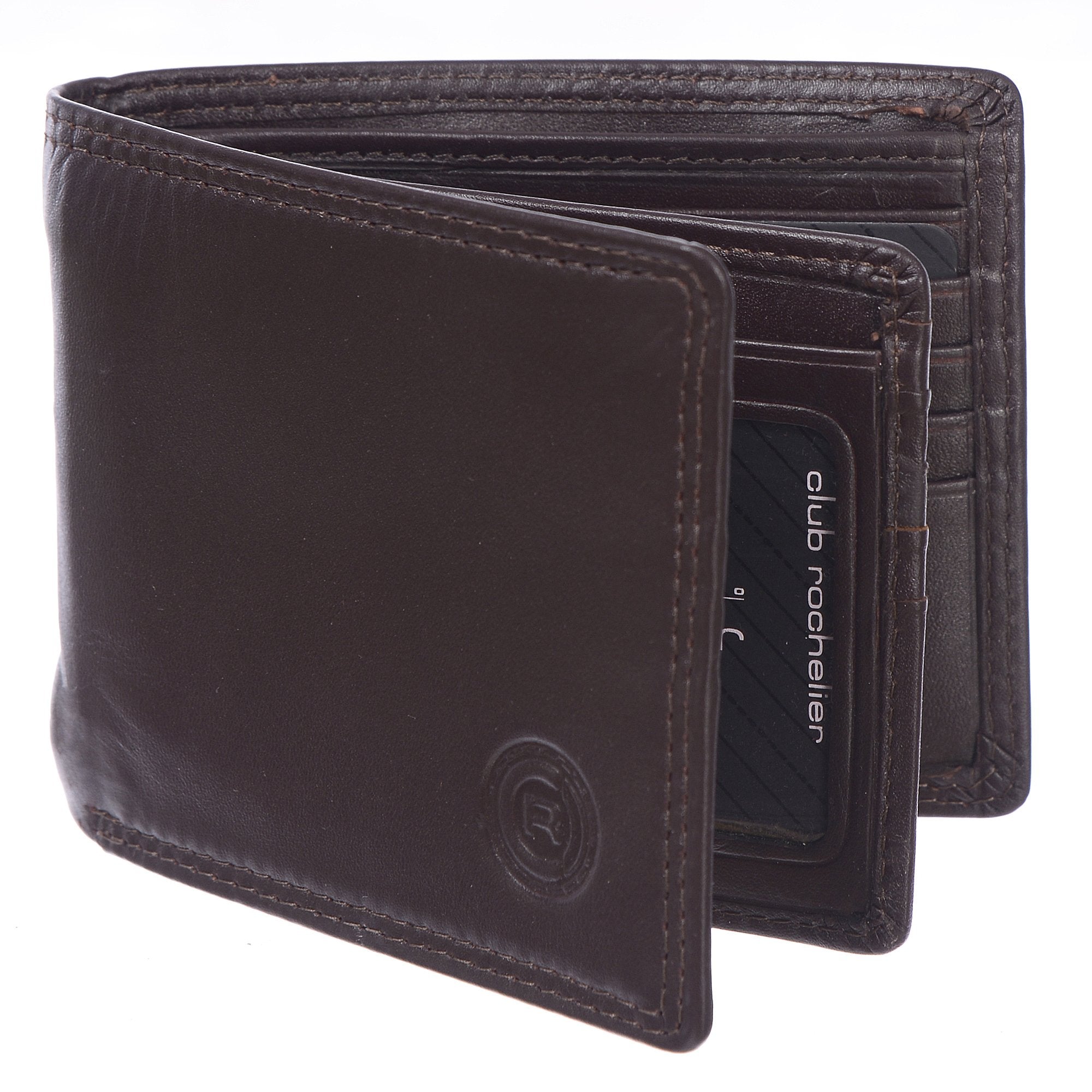 Men's Slimfold Wallet with Center Wing