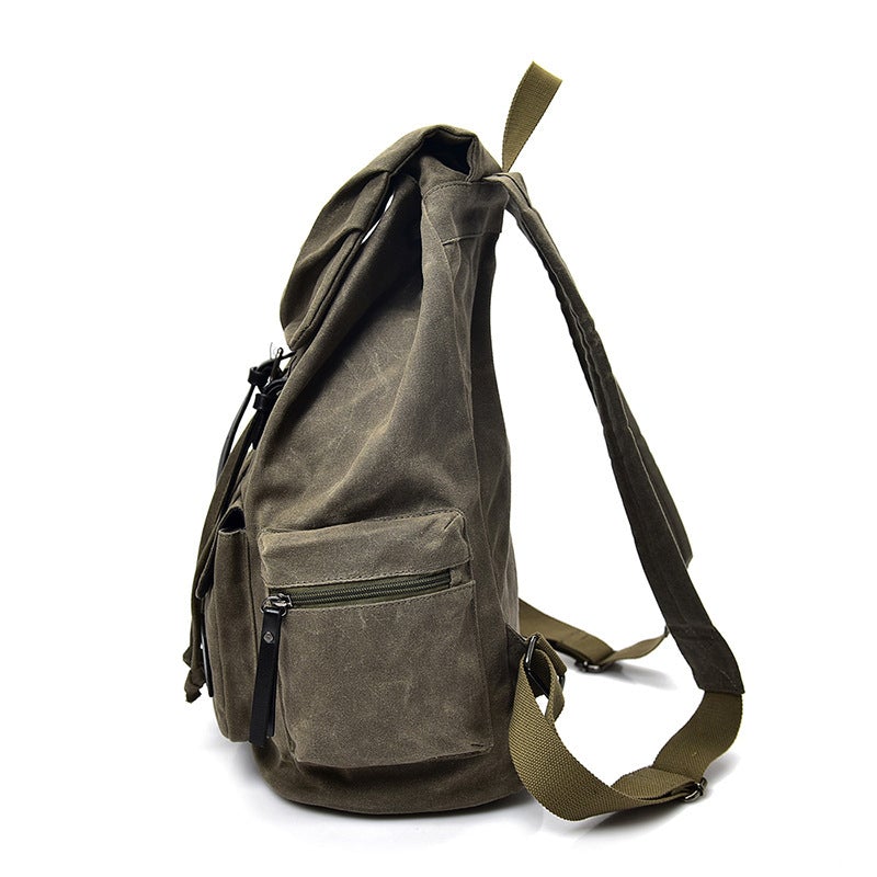 Large Capacity Men's Canvas Bag For Outdoor Tourism