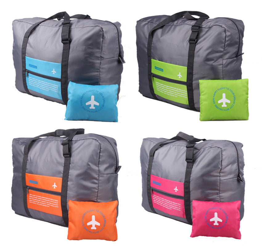 Large Capacity Foldable Travel Bag Nylon Waterproof Gym Duffel Bag