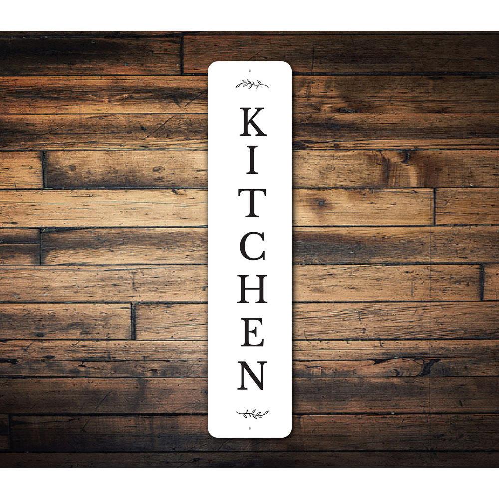 Vertical Kitchen Sign