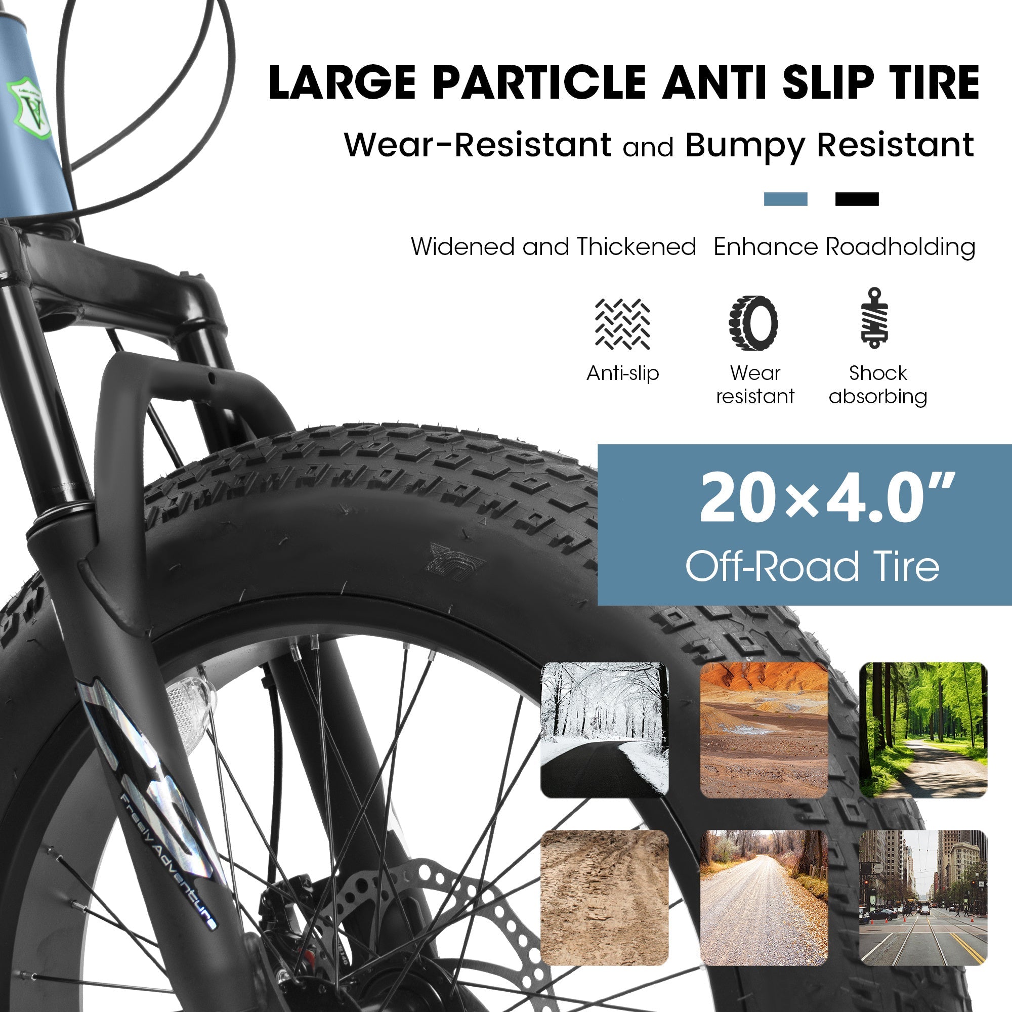 VeloCore™ City-Cruizer – 20-Inch Fat Tire Mountain Bike