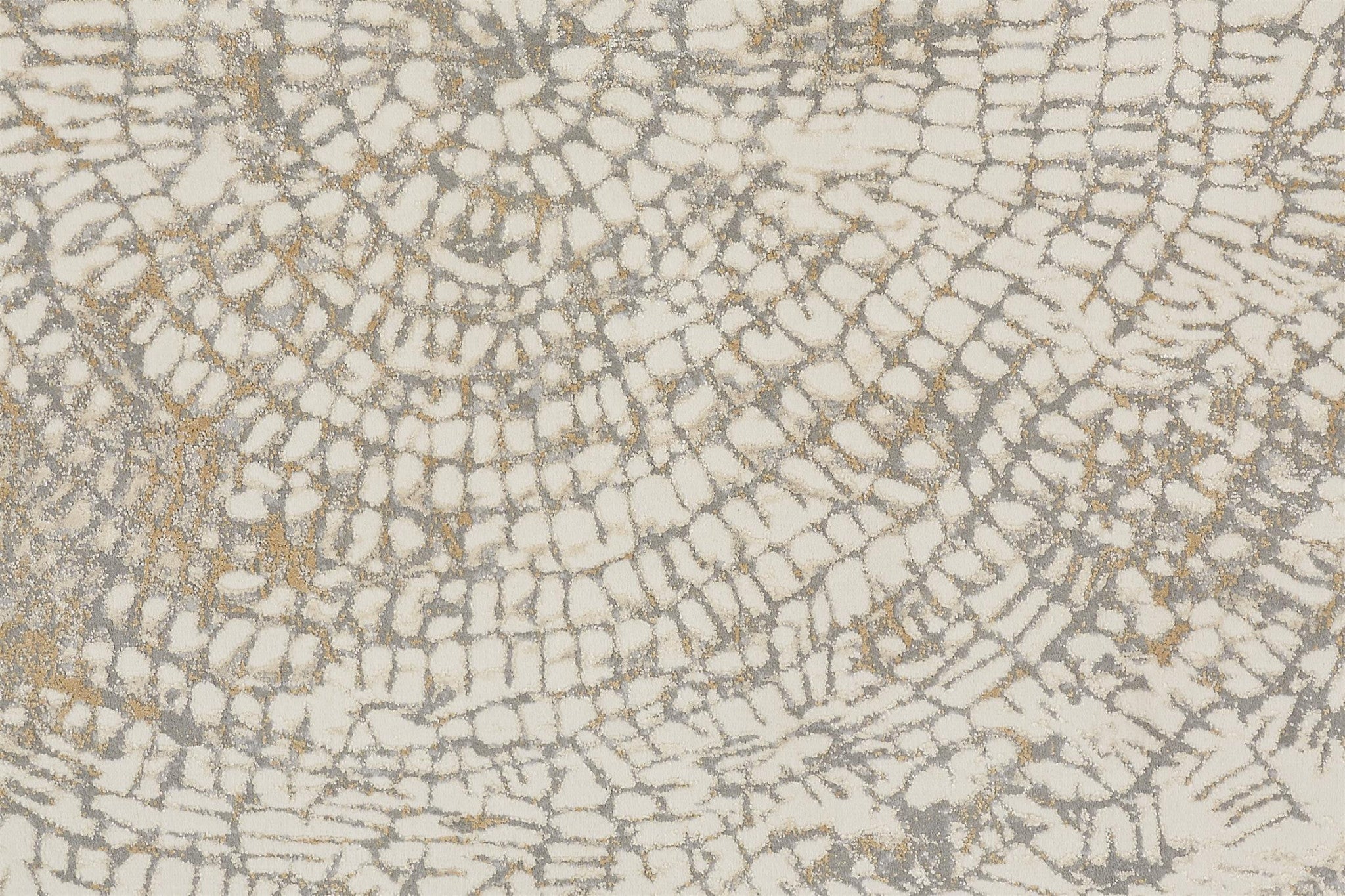 4' X 6' Gray Ivory And Tan Abstract Area Rug