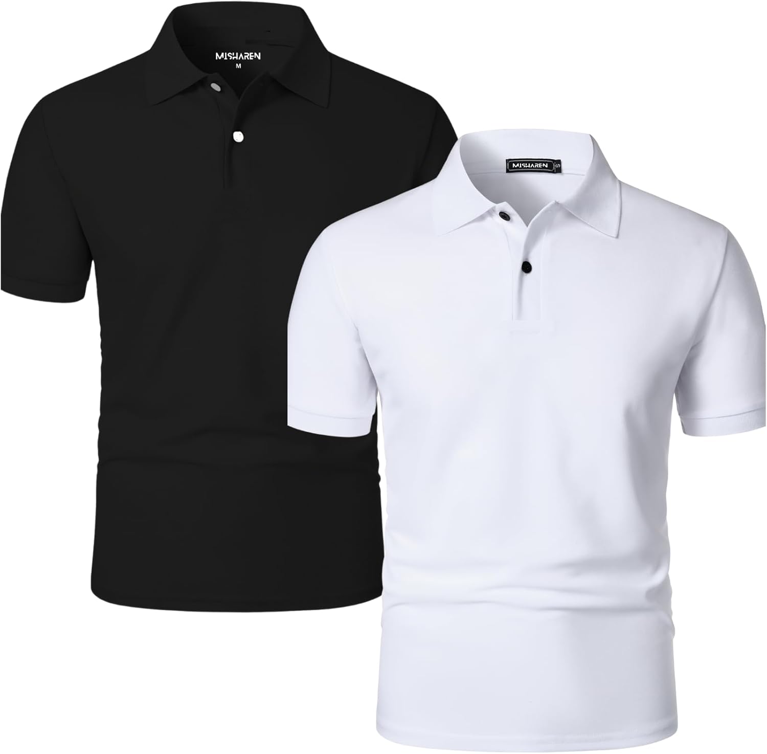 Misharen Unisex 2Pcs Combo Polo T-Shirt for Men & Women – 240 GSM