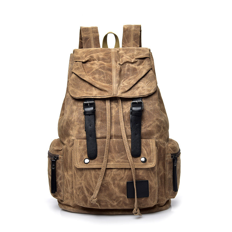 Large Capacity Men's Canvas Bag For Outdoor Tourism