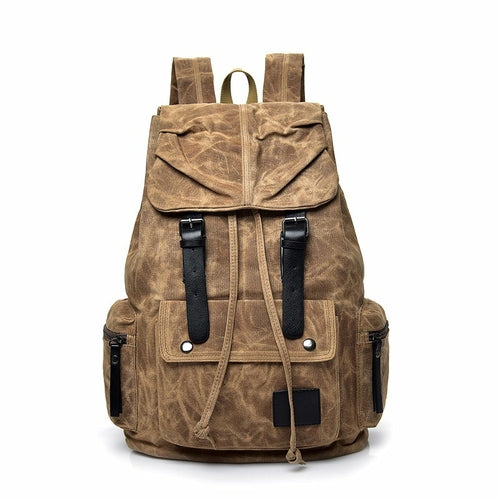 Large Capacity Men's Canvas Bag For Outdoor Tourism