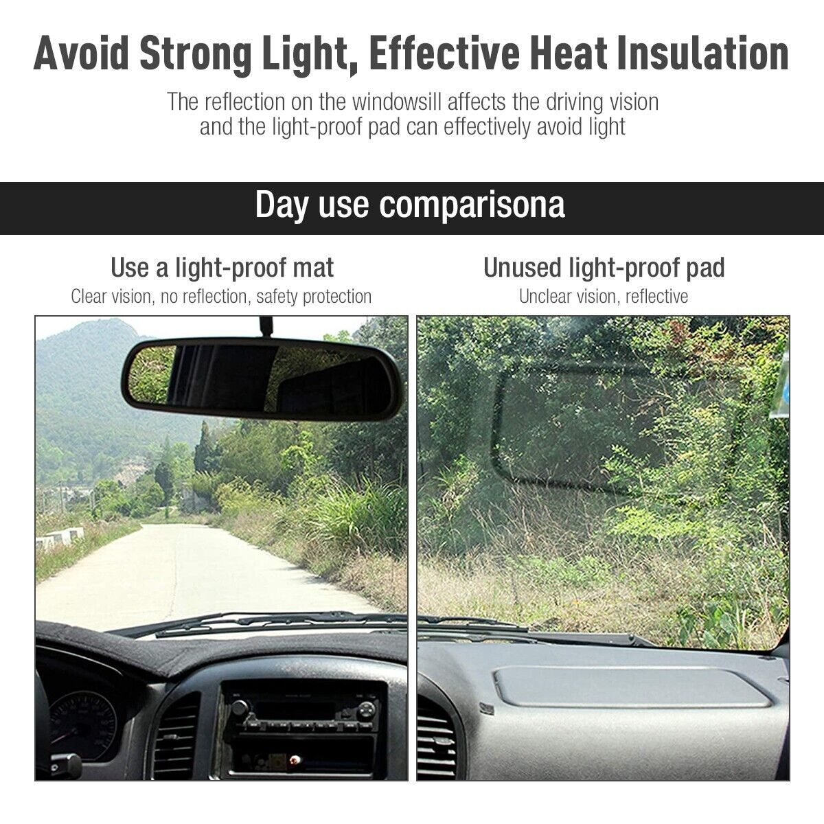 Car Dash Cover Mat Dashboard Pad for Chevy Silverado 1500 2500 Tahoe