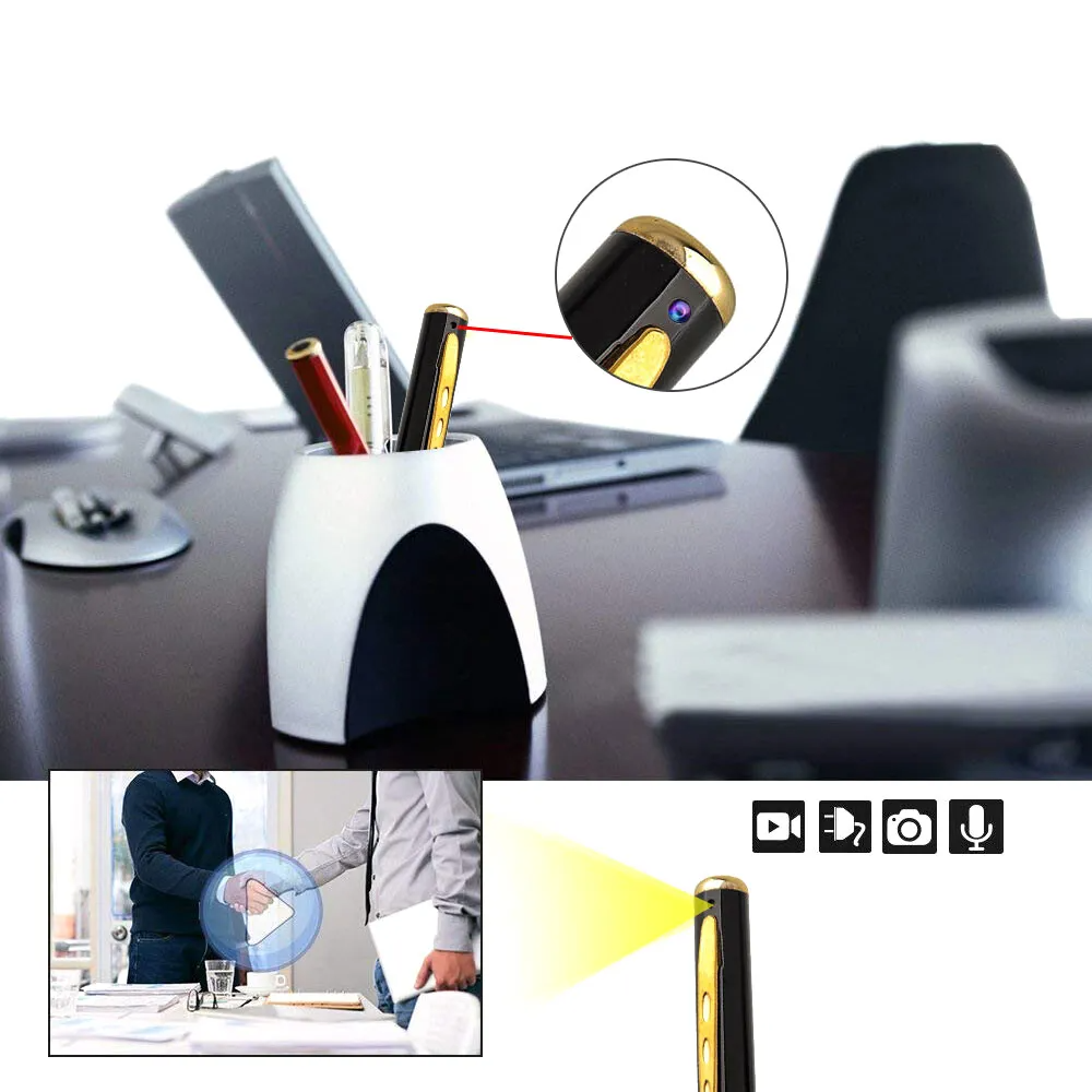 Pen Camera Cam Mini Hidden Pocket Audio Video Recorder DVR Security 10