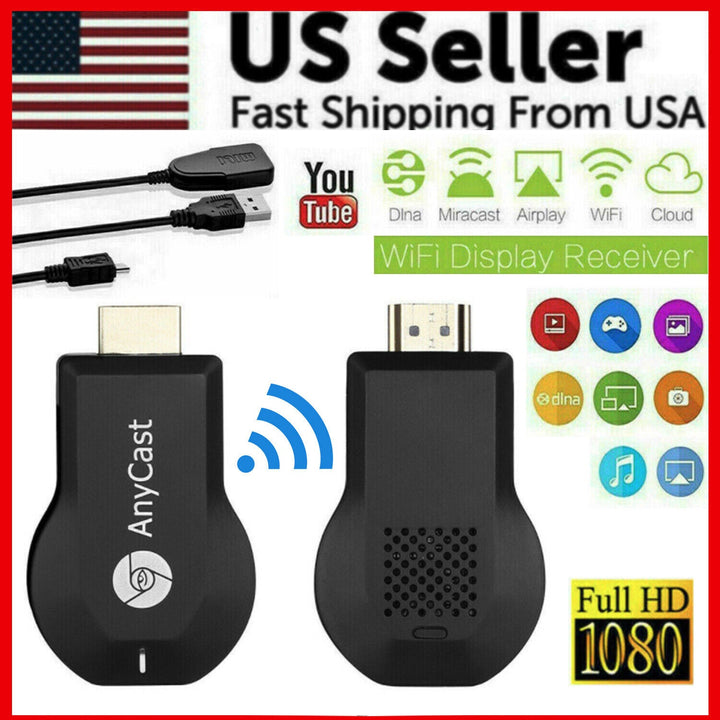 4K WiFi HDMI Anycast Miracast Airplay TV Wireless Display DLNA Dongle