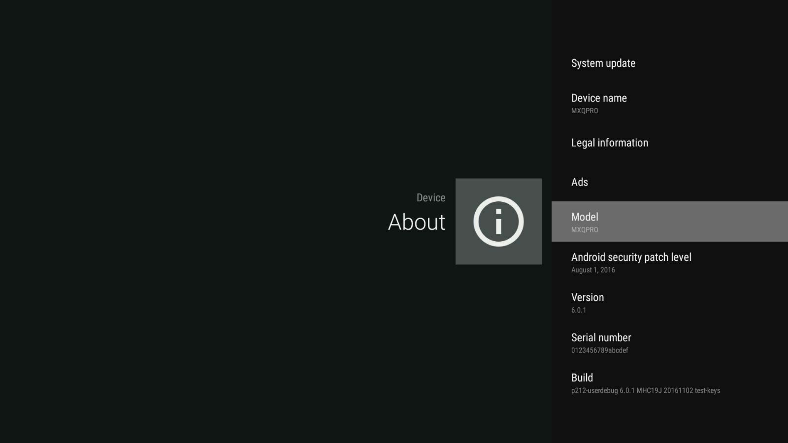 MXQ Pro 4K Ultra HD 64Bit Wifi Android 7.1 Quad Core Smart TV Box