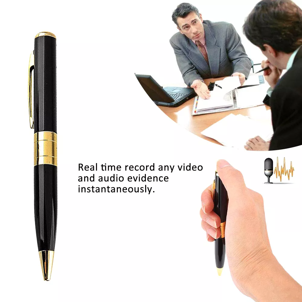Pen Camera Cam Mini Hidden Pocket Audio Video Recorder DVR Security 10
