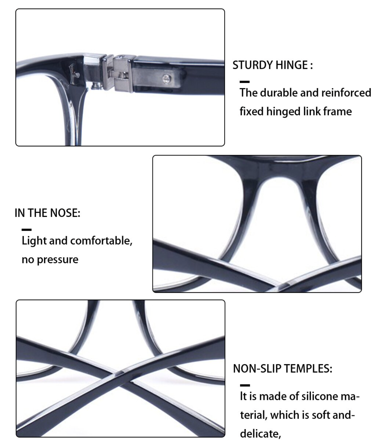 Mens Womens Reading Glasses 4 Pairs Unisex Classic Retro Spring Hinge