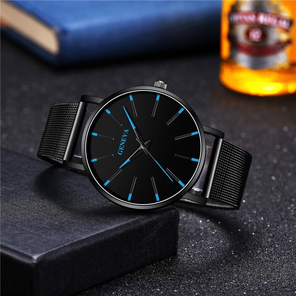 Waterproof Men's Watch Stainless Steel Quartz Luminous Classic Watches