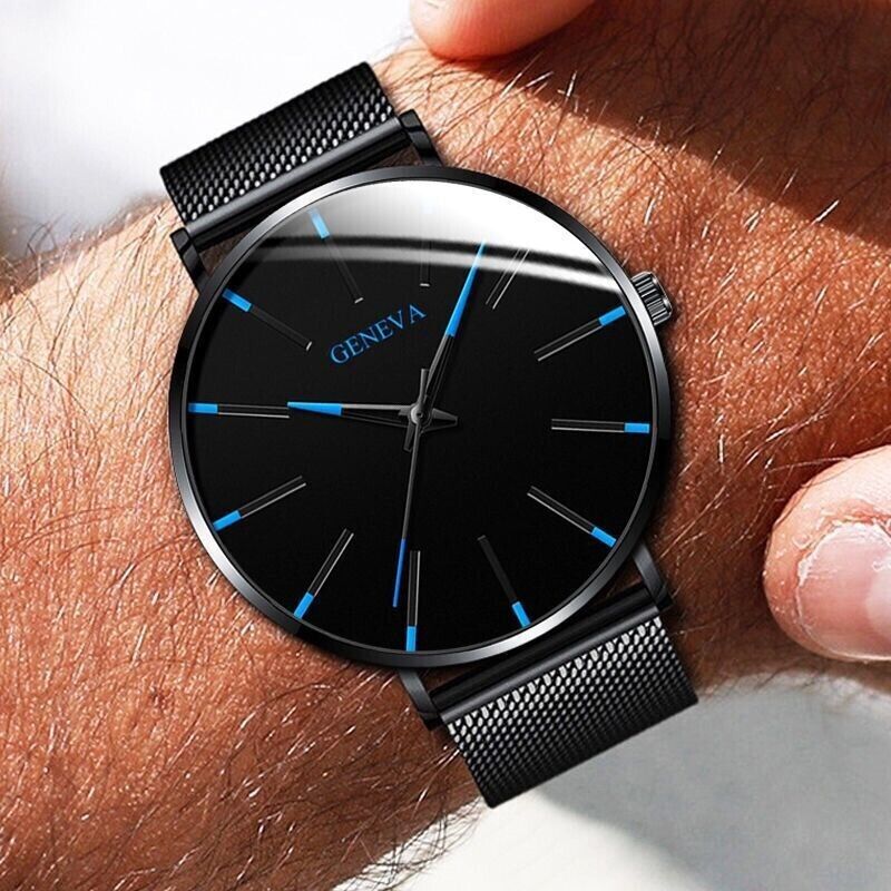 Waterproof Men's Watch Stainless Steel Quartz Luminous Classic Watches