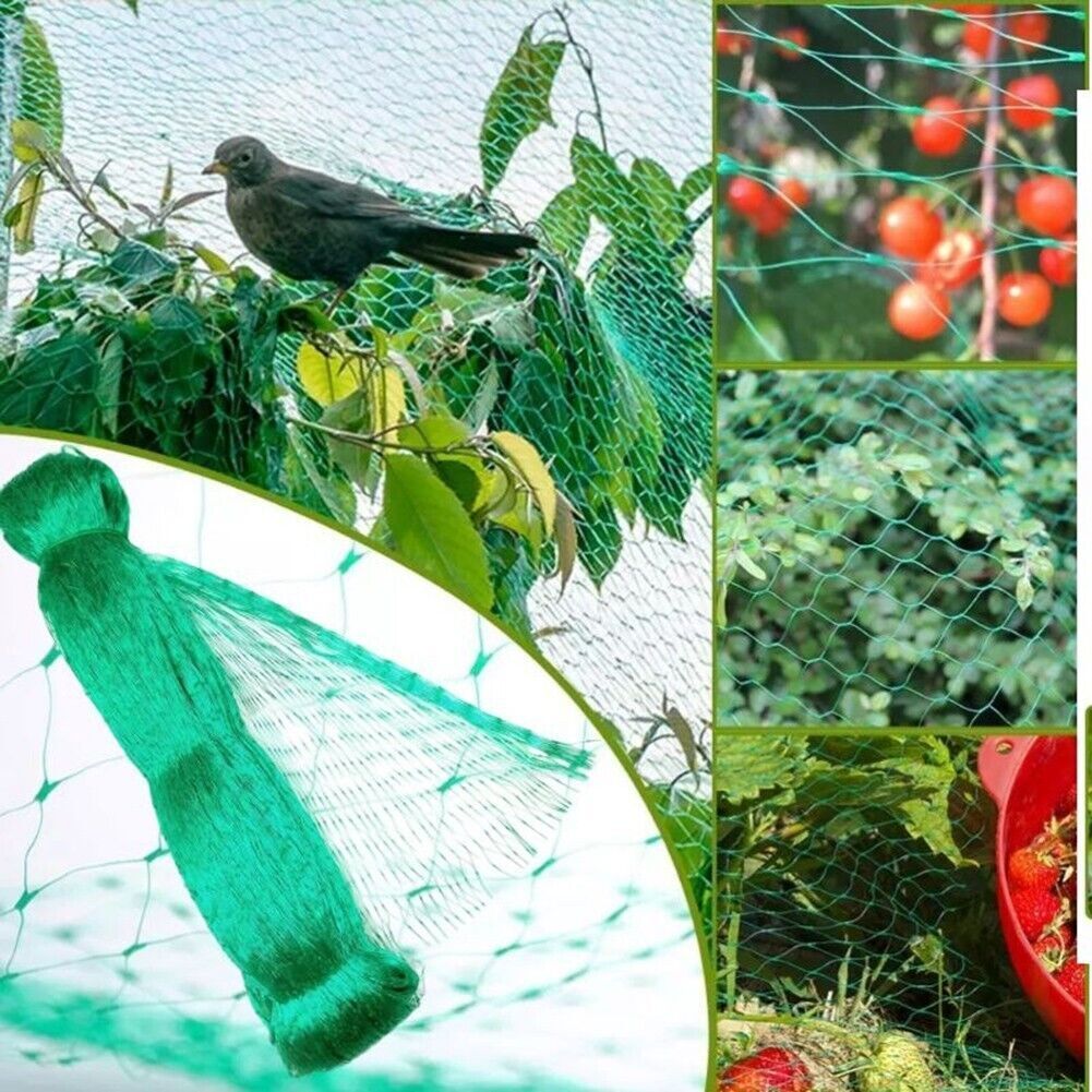 33FT Anti Bird Netting Pond Net Protection Tree Crops Plants Fruits