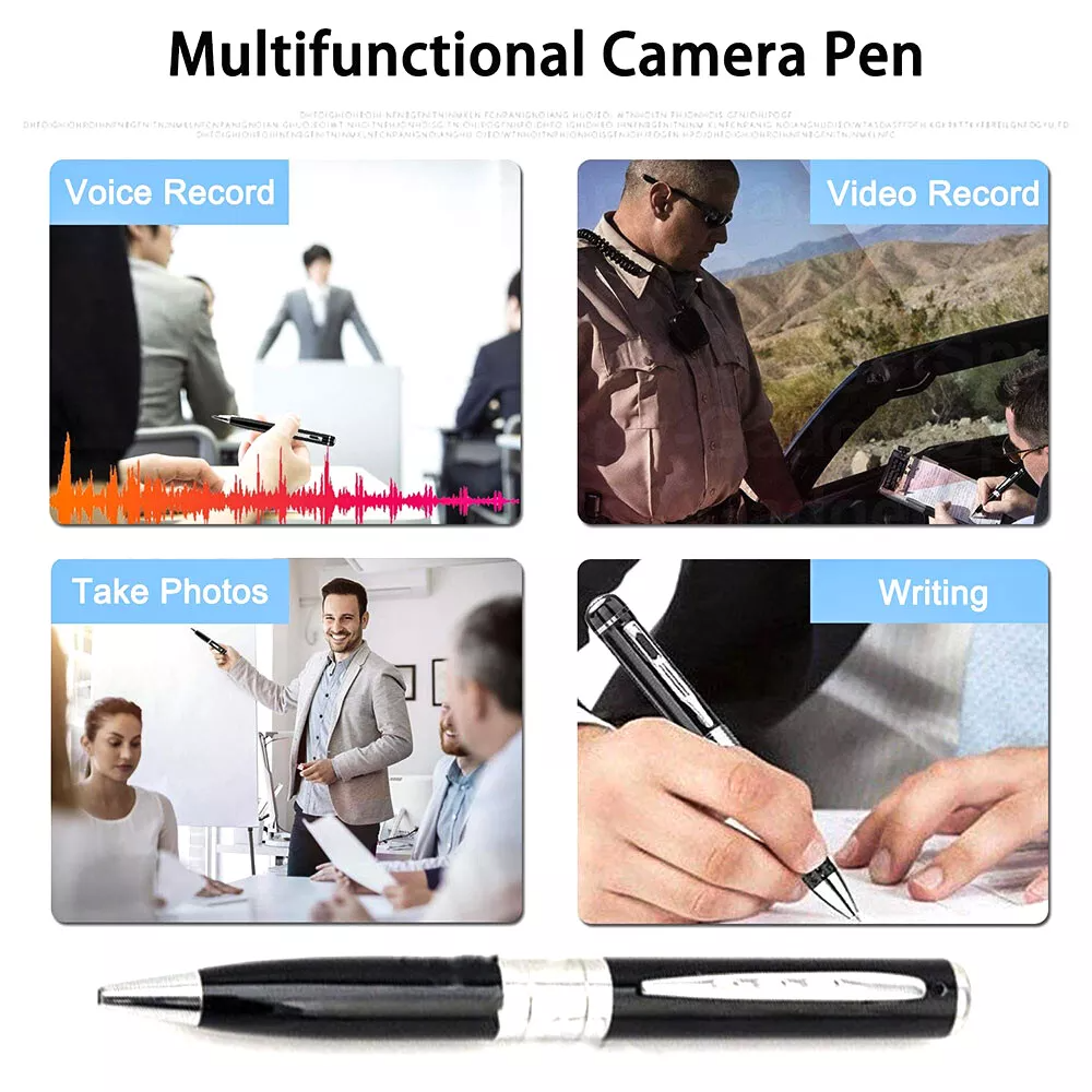 Pen Camera Cam Mini Hidden Pocket Audio Video Recorder DVR Security 10