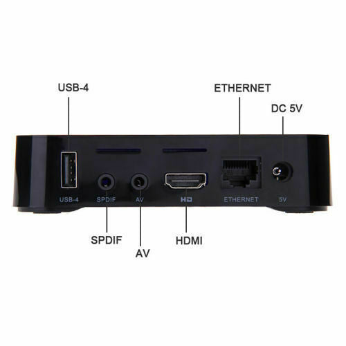 MXQ Pro 4K Ultra HD 64Bit Wifi Android 7.1 Quad Core Smart TV Box