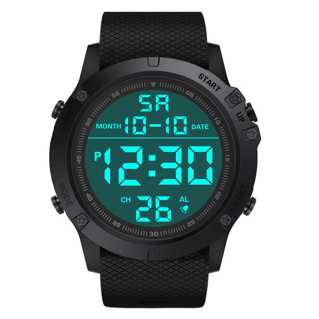 Waterproof Digital Sports Watch Military Tactical LED Backlight