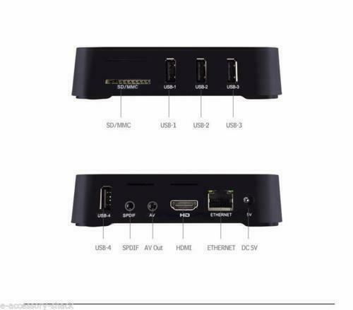 MXQ Pro 4K Ultra HD 64Bit Wifi Android 7.1 Quad Core Smart TV Box