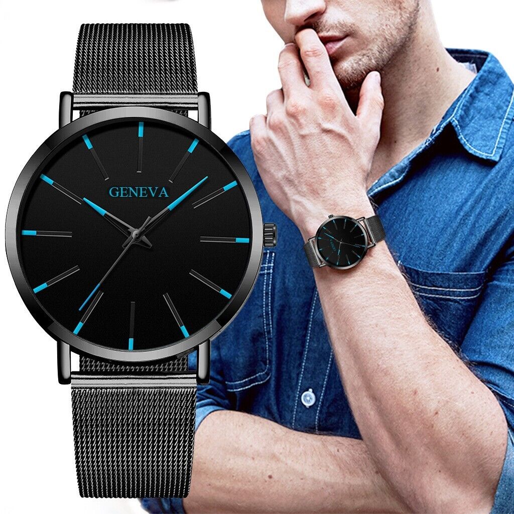 Waterproof Men's Watch Stainless Steel Quartz Luminous Classic Watches