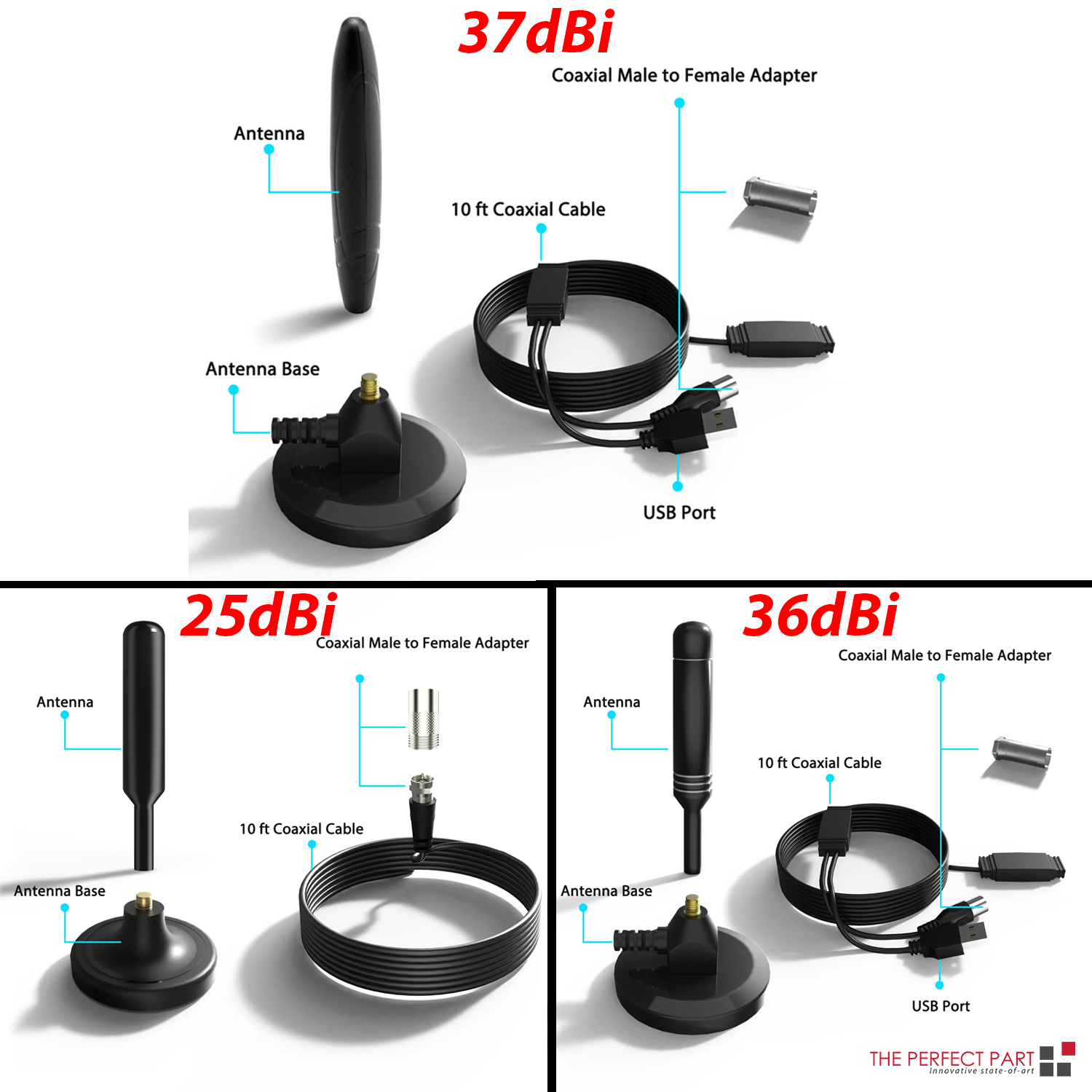 5600Miles Upgraded TV Antenna HDTV Amplified Digital 4K 1080P Long
