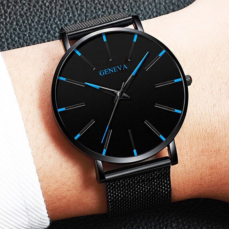 Waterproof Men's Watch Stainless Steel Quartz Luminous Classic Watches