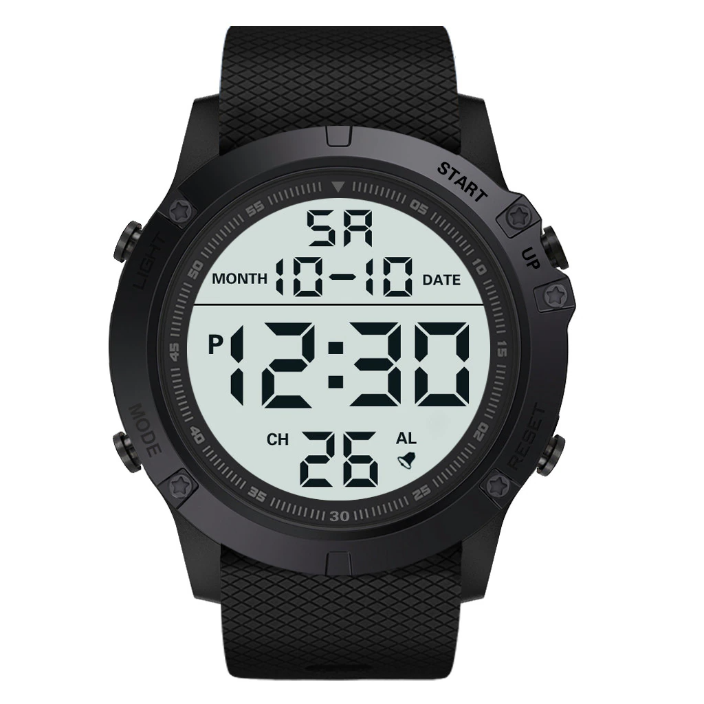 Waterproof Digital Sports Watch Military Tactical LED Backlight