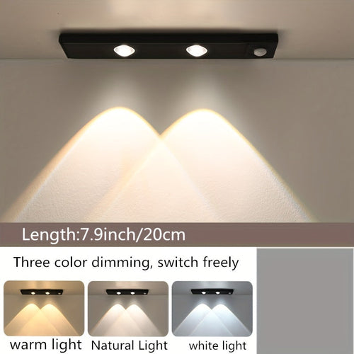 LED Motion Sensing Strip Light with Rechargeable USB and Color