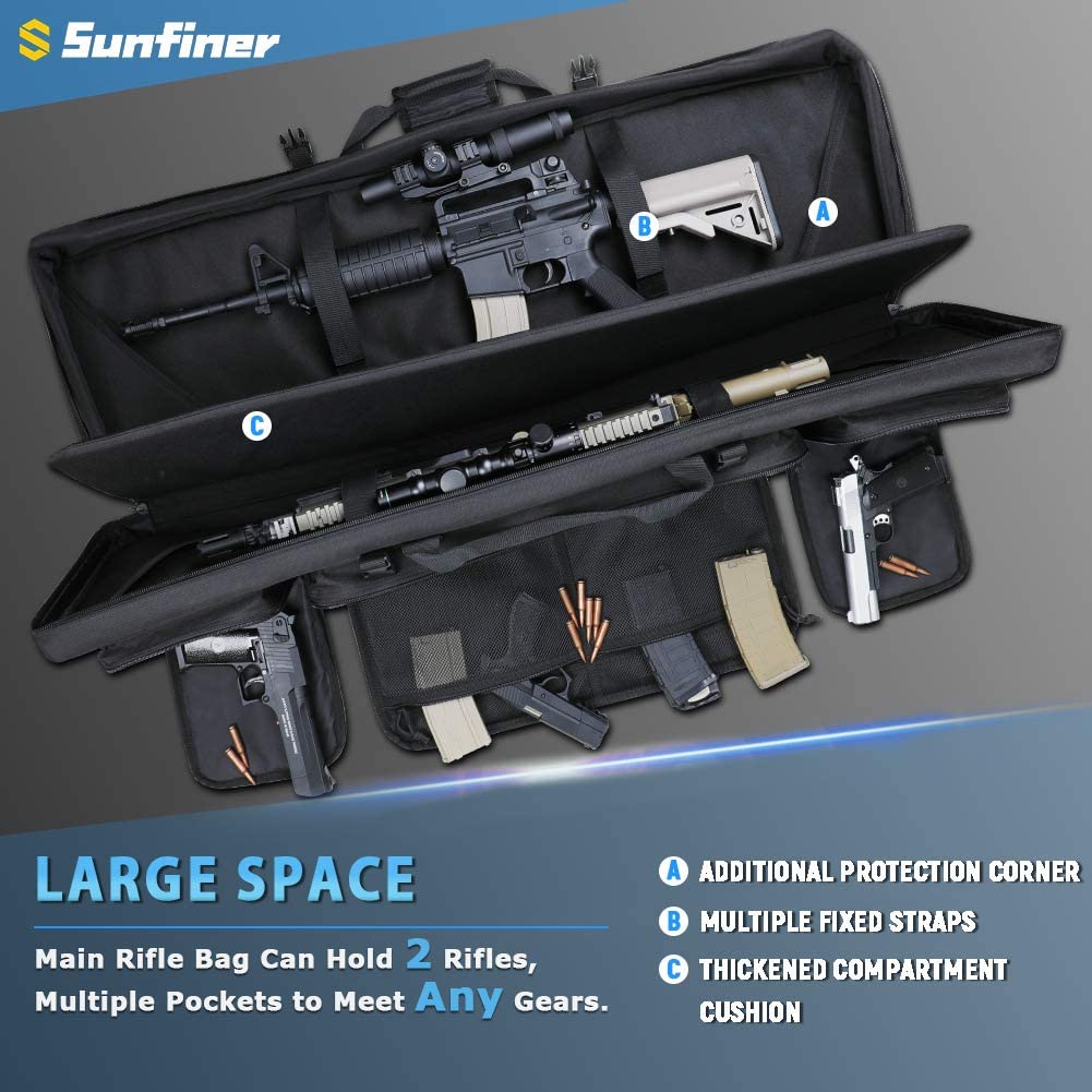 Sunfiner Urban Series Double Soft Rifle Case 43‘’ & Multi-Function Gun