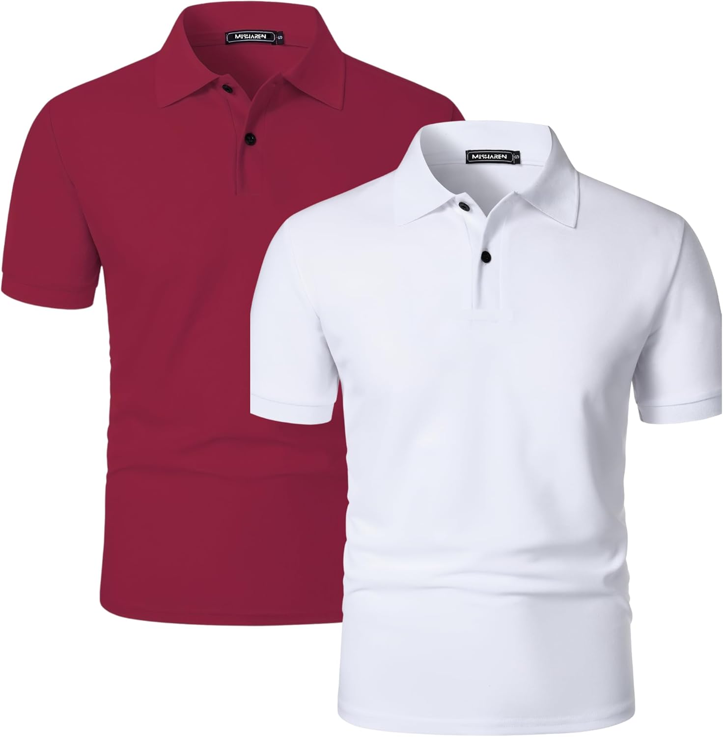 Misharen Unisex 2Pcs Combo Polo T-Shirt for Men & Women – 240 GSM