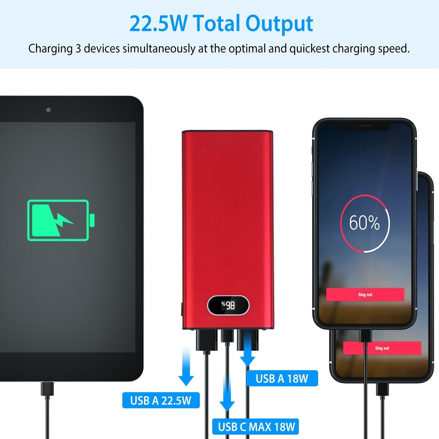 Portable Super-Fast Charging Power Bank