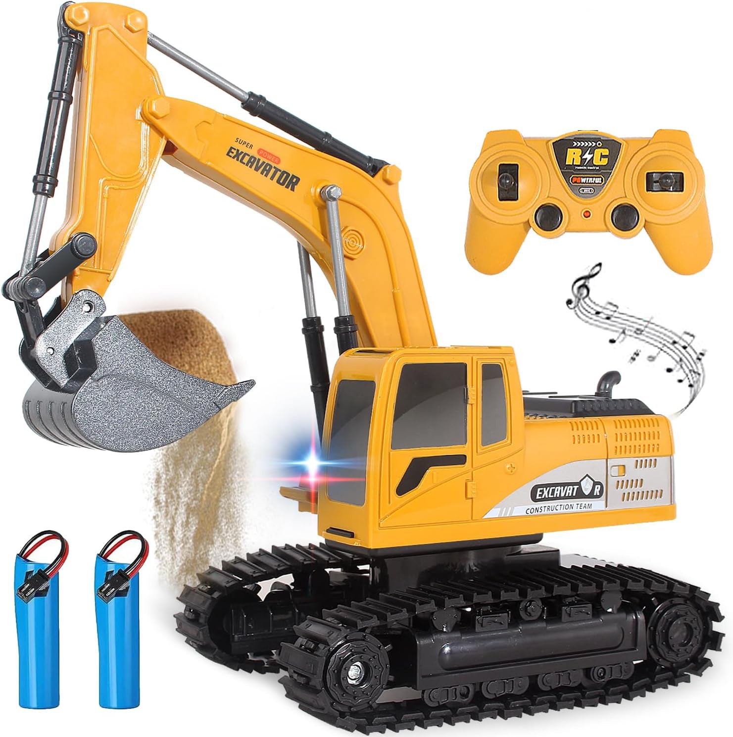 Remote Control Excavator Boy Toy Gift