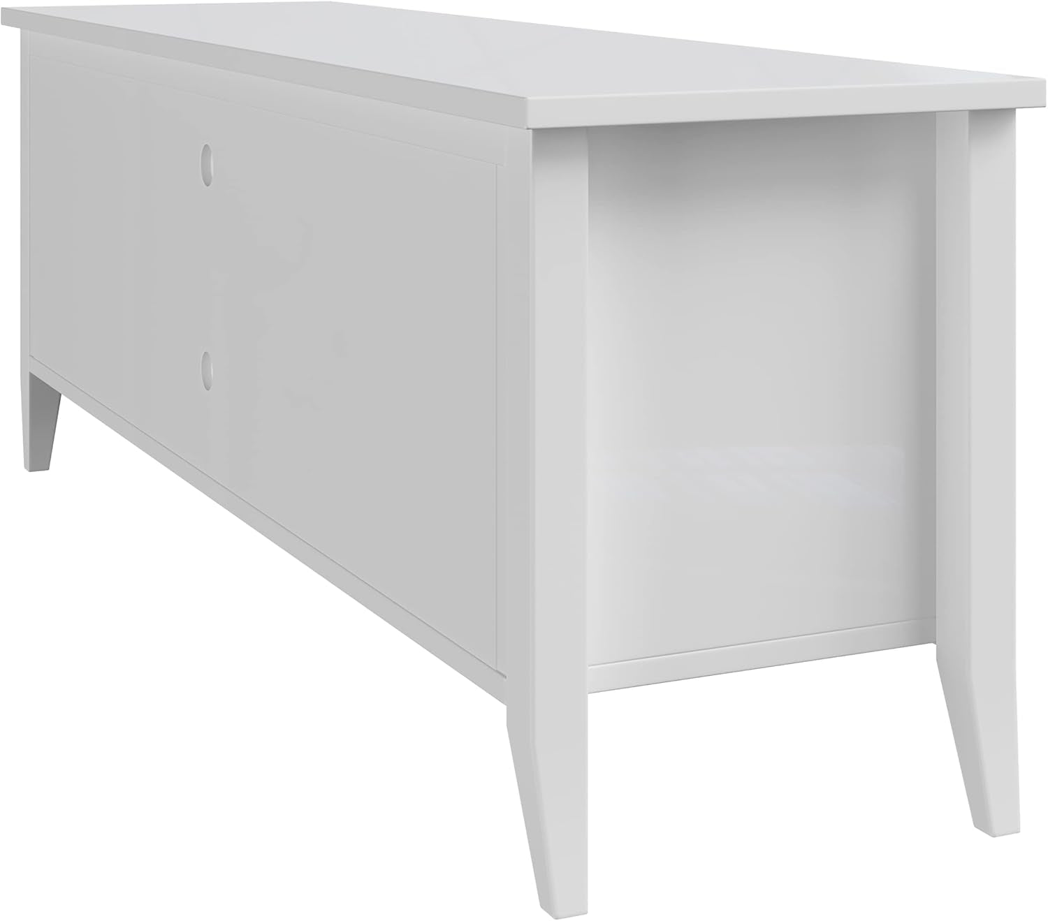 TV Stand - 55-Inch Storage Cabinet with 2 Cubbies and 2 Shelves -
