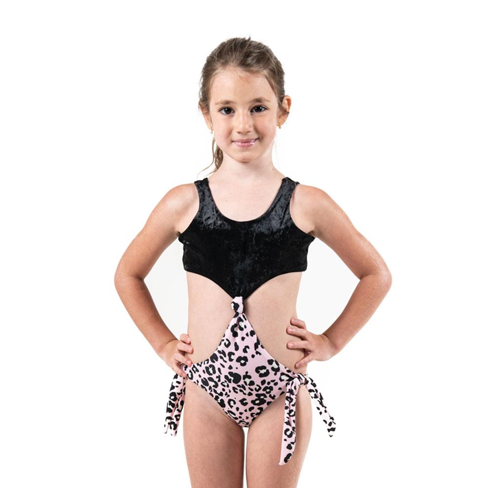 Pink Leopard -  Trikini - Kids Swimwear