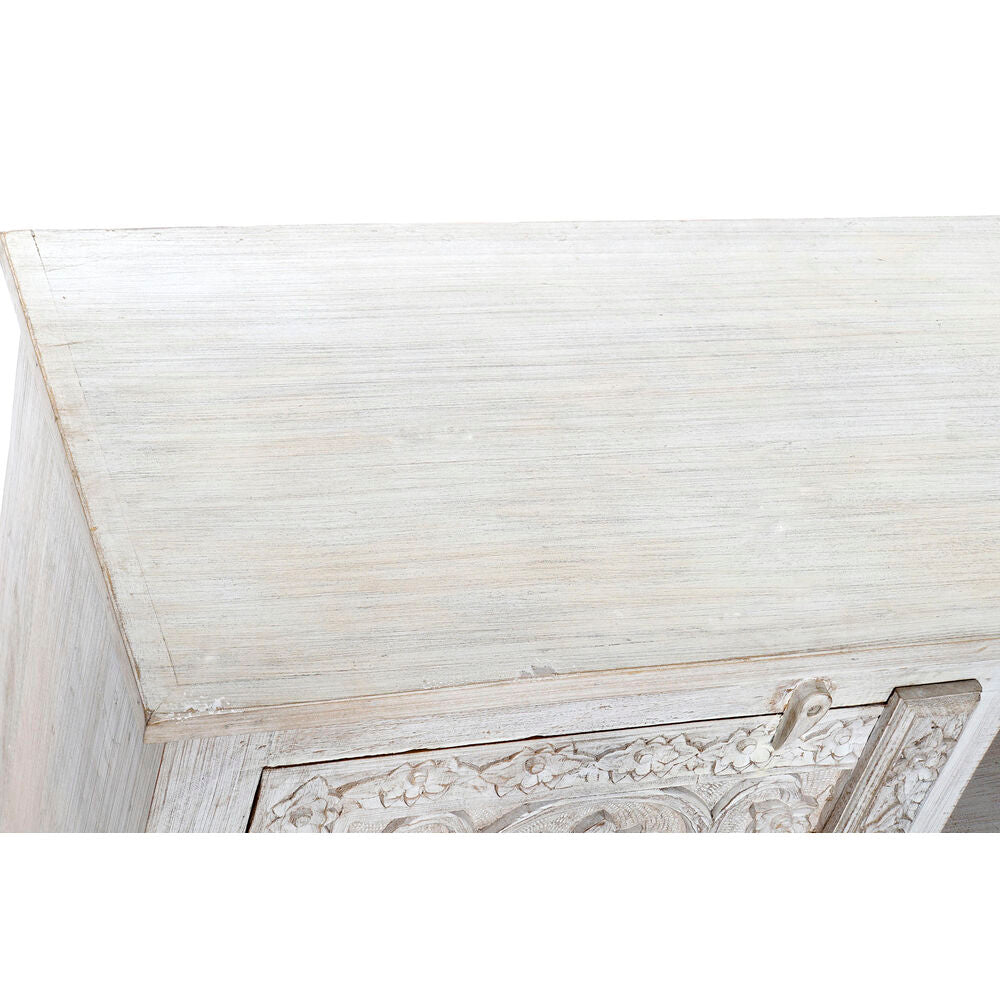 TV furniture DKD Home Decor White 151 x 40 x 60 cm Wood Mango wood
