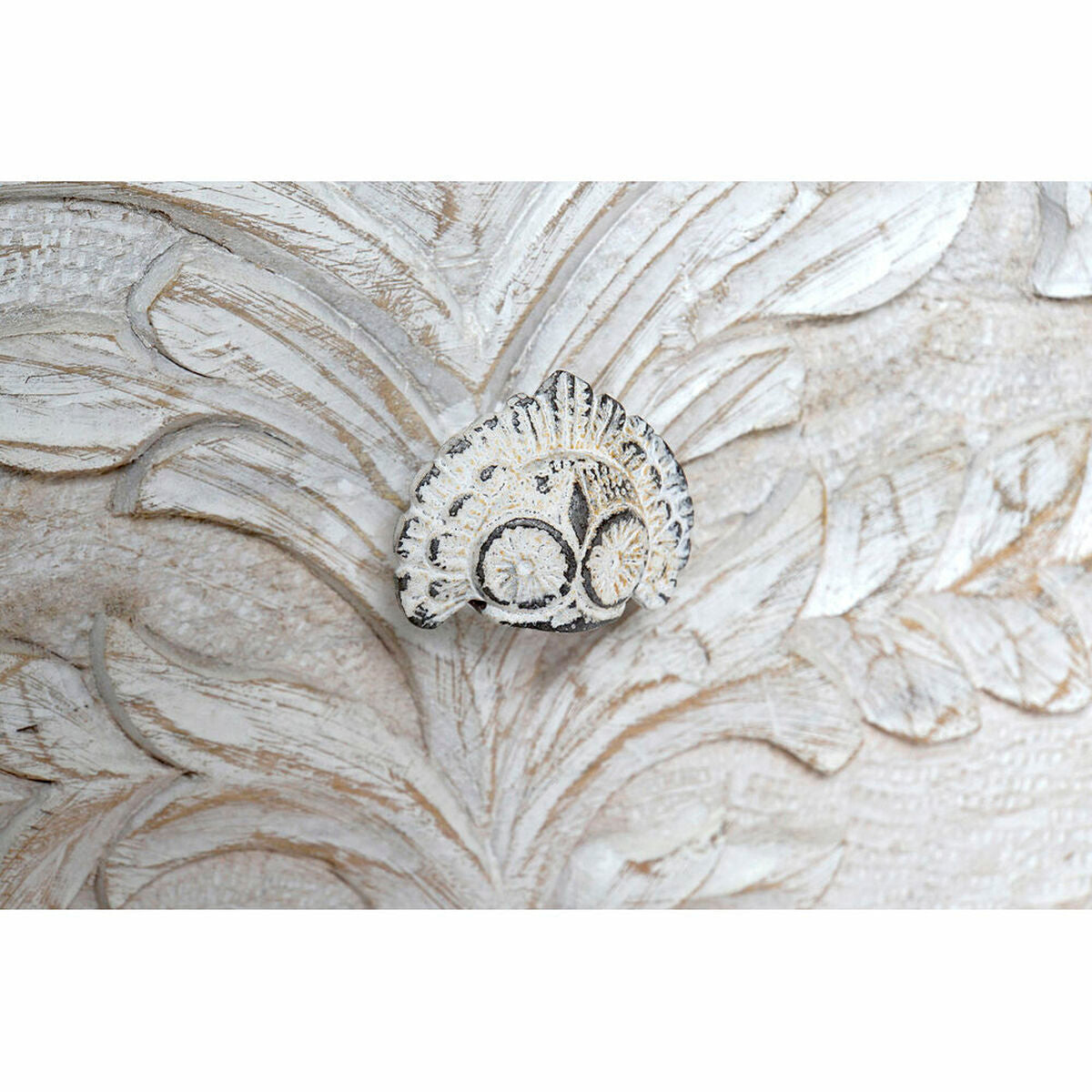 TV furniture DKD Home Decor White 151 x 40 x 60 cm Wood Mango wood