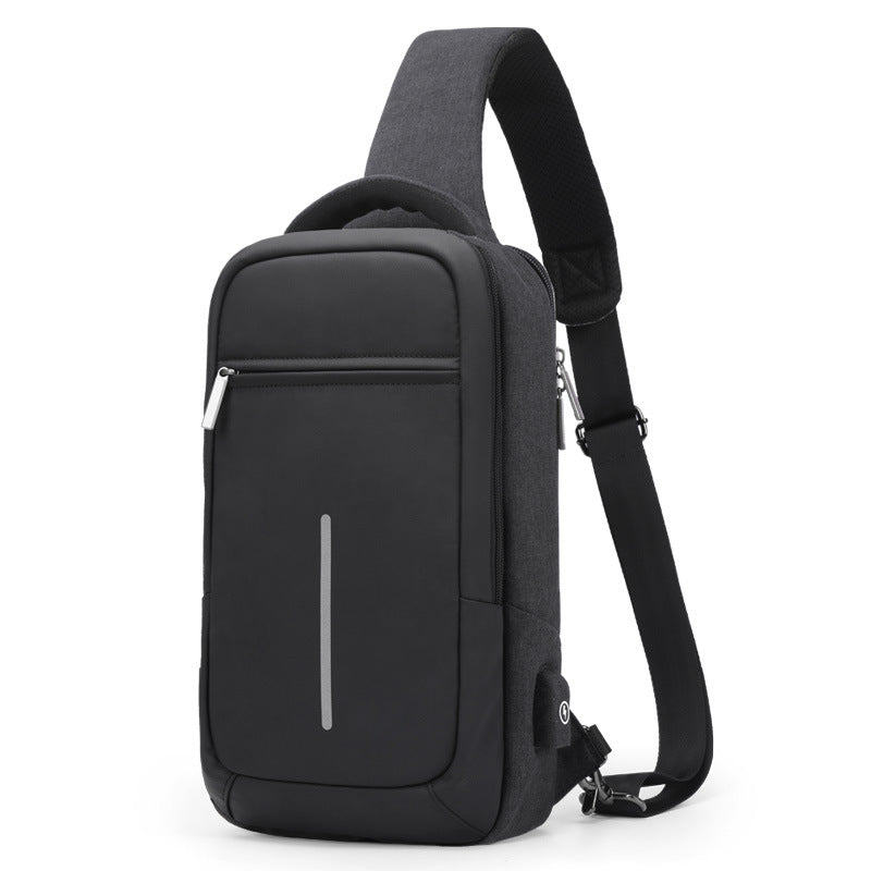 Men's Breathable Sports Canvas Chest Bag