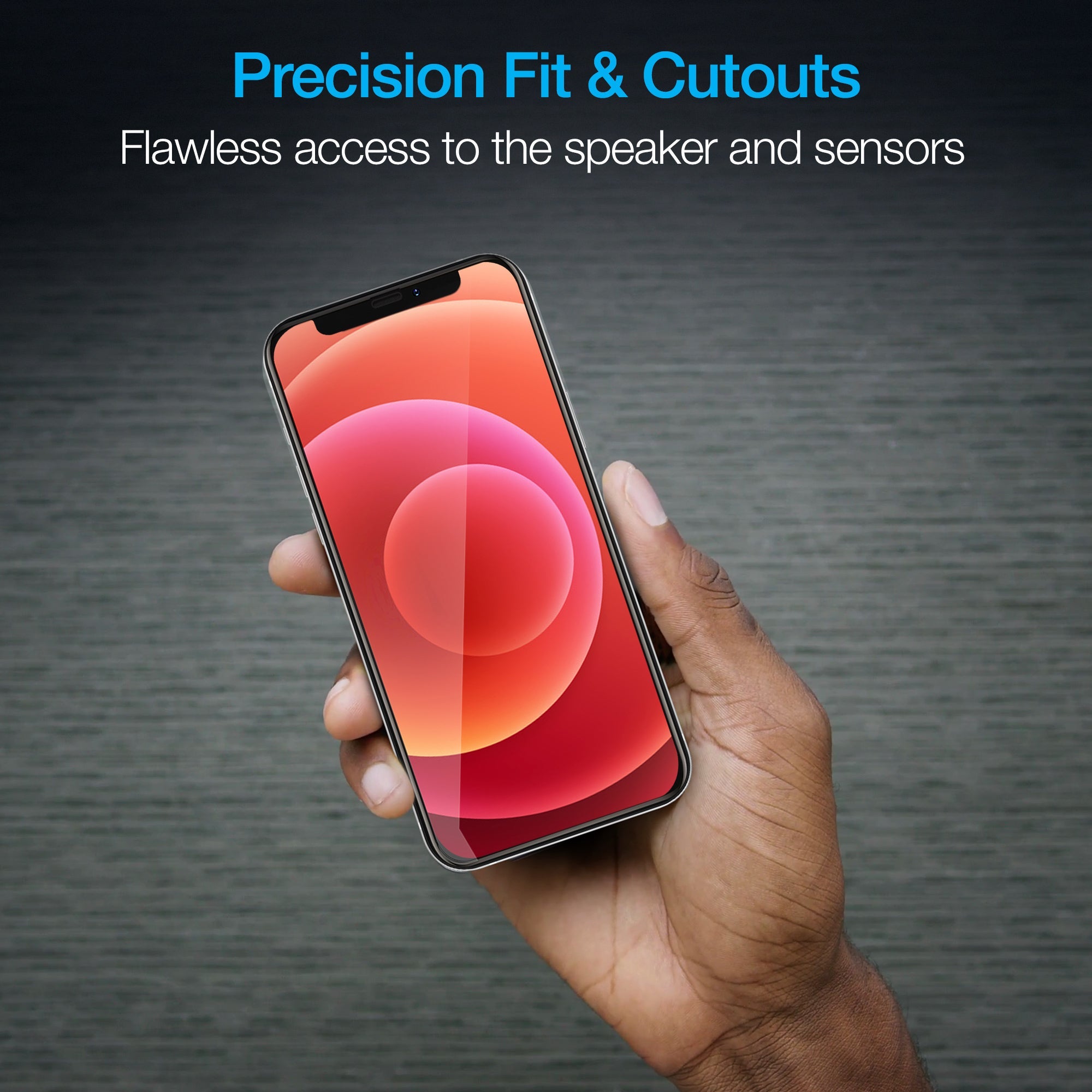 Naztech IntelliShield Tempered Glass w 3D Edge iPhone 12 Mini