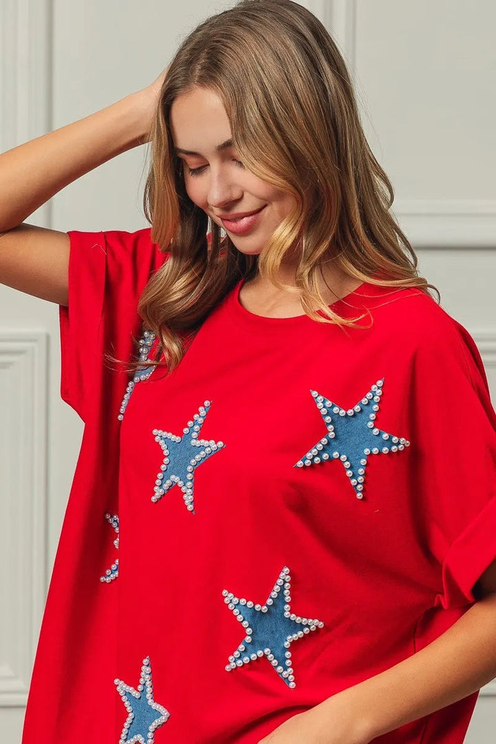 BiBi Fourth Of July Terry T-Shirt