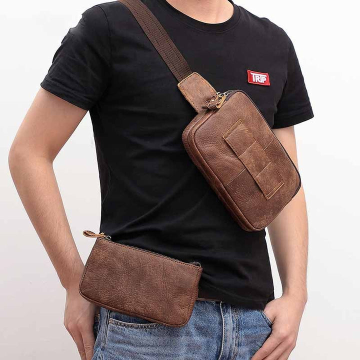 Men's Casual Functional Waist Bag Pack