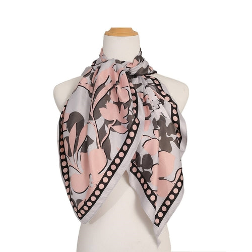 GEOMETRY FLOWER PATTERN SCARF
