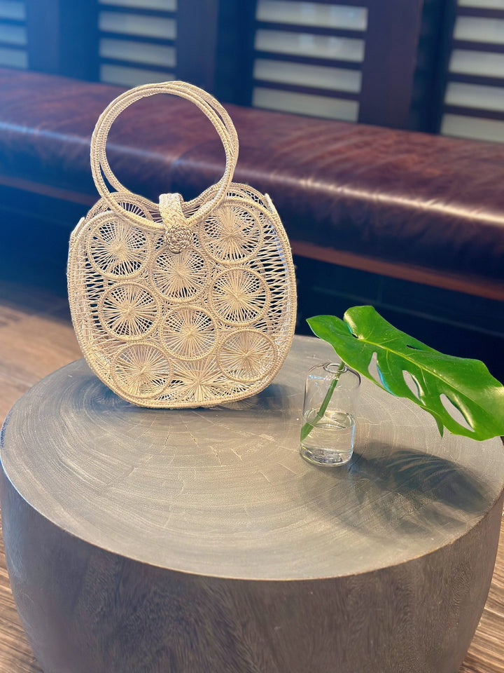 Handmade Artisan Rounded Clutch Bag